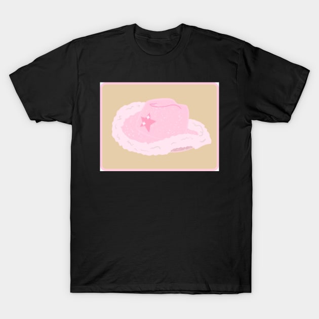 Baby pink cowgirl hat T-Shirt by hgrasel